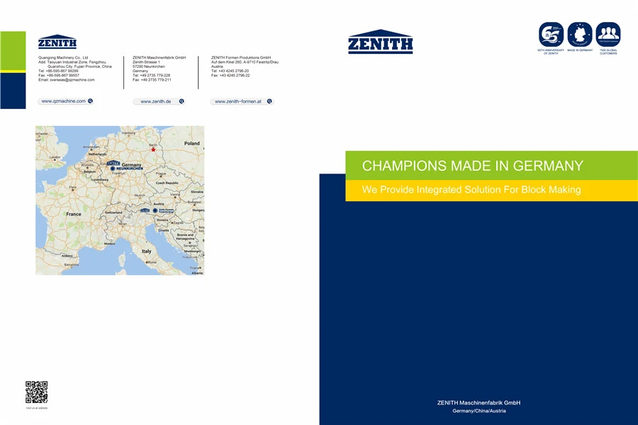 Catalog de produse din seria Zenith