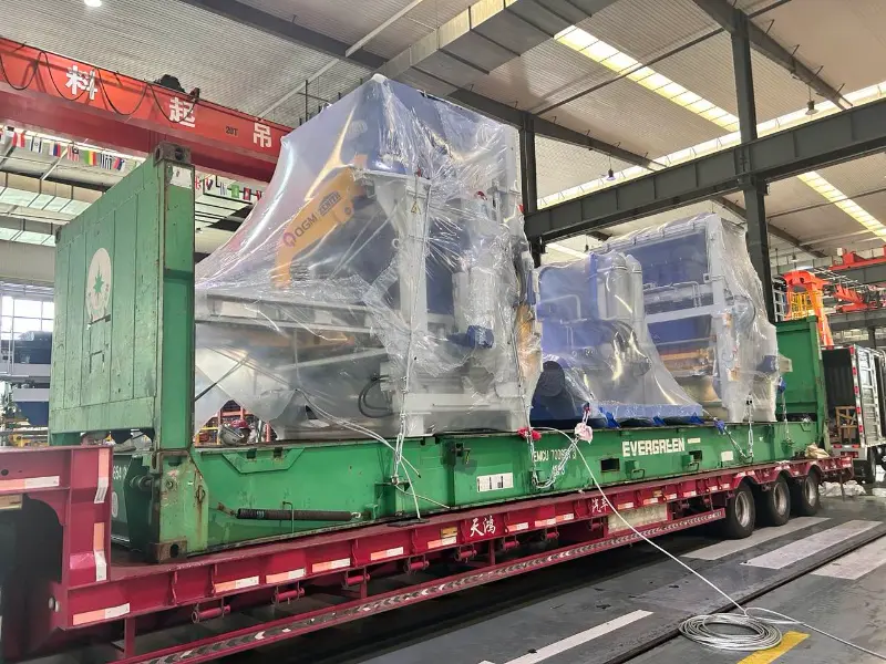 Linia de producție de 1500 de cărămizi la scară largă a Quangong Machinery este expediată din nou peste mări