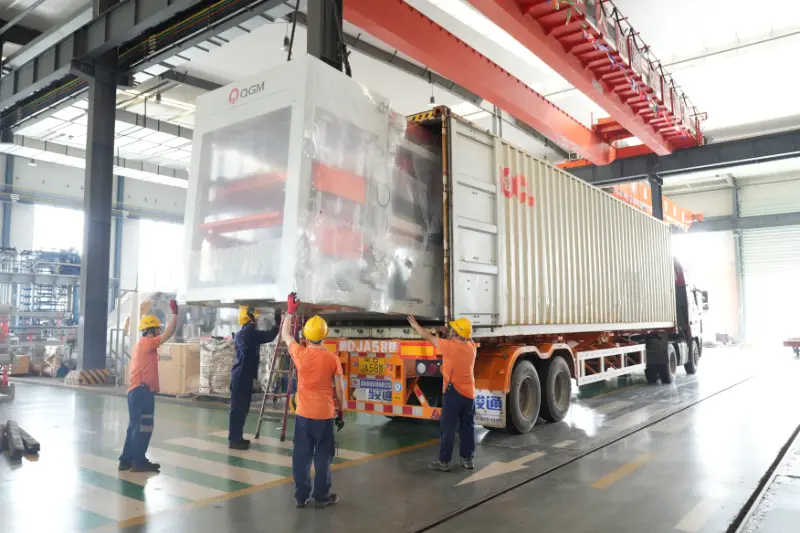 Quangong Machinery livrează linii de producție de cărămizi inteligente către piețele de peste mări