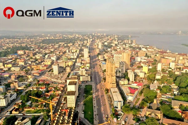 Mașină pentru blocuri de beton QGM QT6 în KINSHASA D.R CONGO